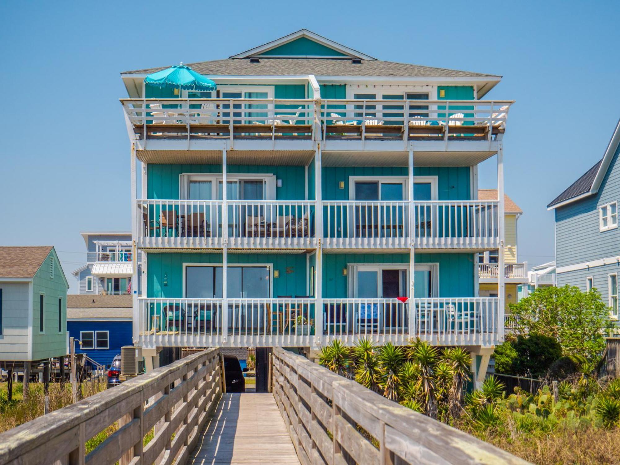 The Sandcastle At Tiki Apartment Carolina Beach Luaran gambar